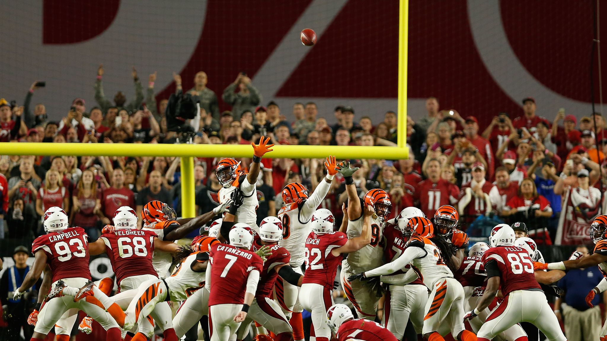 Arizona Cardinals claim last-gasp 34-31 win over Cincinnati Bengals, NFL  News