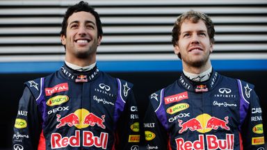 Former Red Bull team-mates Daniel Ricciardo (left) and Sebastian Vettel will face each other on Friday