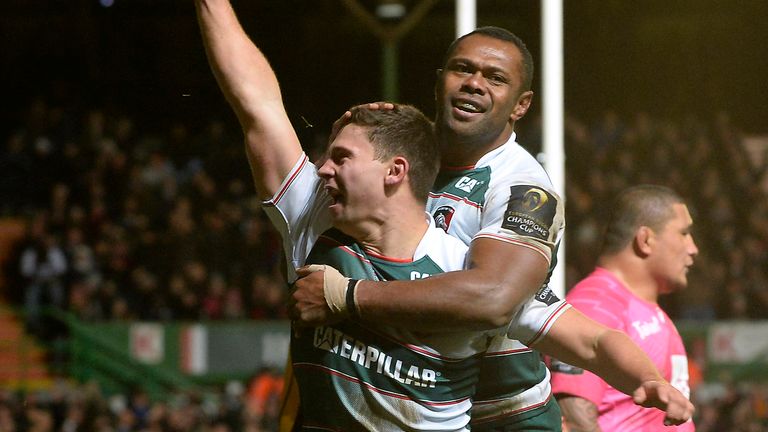 Ben Youngs scored in Leicester's 33-20 win over Stade in round one