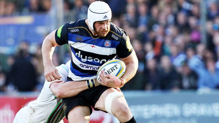 Dave Attwood has recovered from his neck injury sustained in December to take his place in the Bath second row