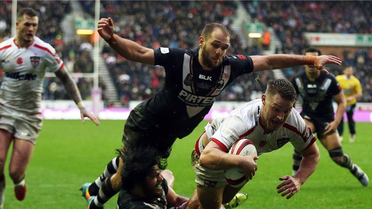 Whitehead touched down twice to hand England a series win in Wigan