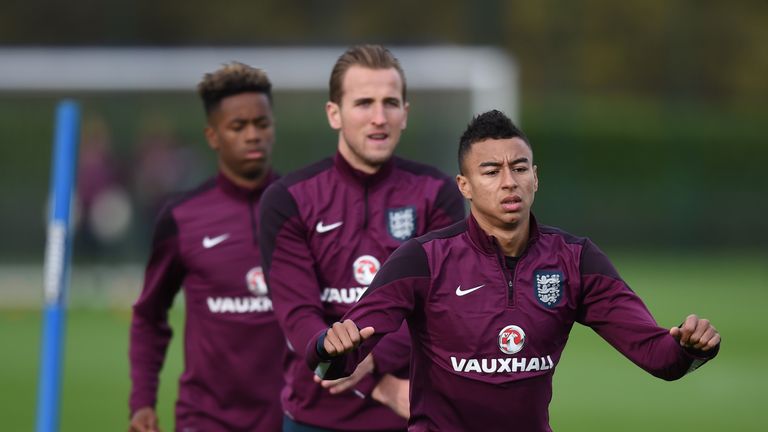 Lingard is in England's senior squad for the first time for the friendly with France