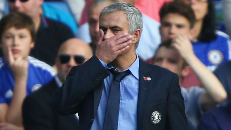 Jose Mourinho is under pressure at Chelsea