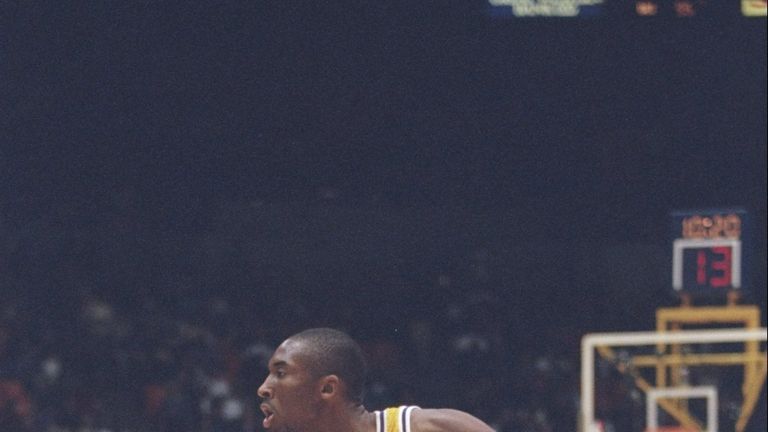 Bryant made his Lakers debut in 1996 and has never played for another NBA franchise