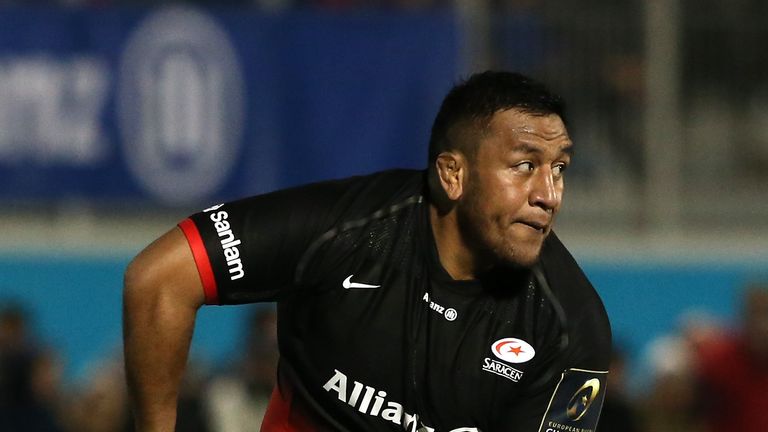 A good day at the office for prop Mako Vunipola who put the Wasps front row under pressure