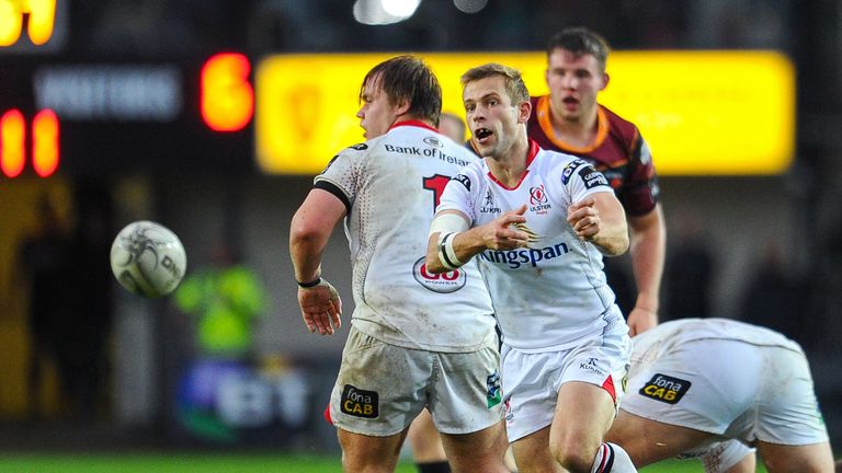 Ulster's Paul Marshall scored in his side's 19-12 win over the Dragons