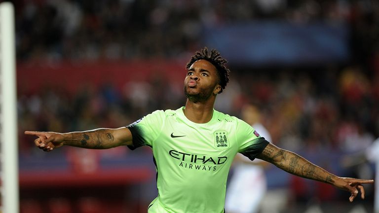 Raheem Sterling has scored four Premier League goals for Man City this season