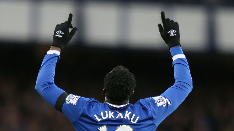 Everton's Romelu Lukaku has scored seven goals in his last eight games