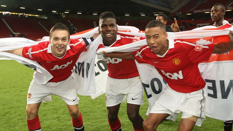 Image result for FA Youth Cup Jesse Lingard and Paul Pogba.