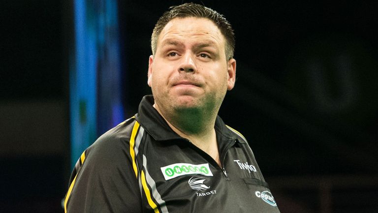 Adrian Lewis was unable to keep pace with van Gerwen