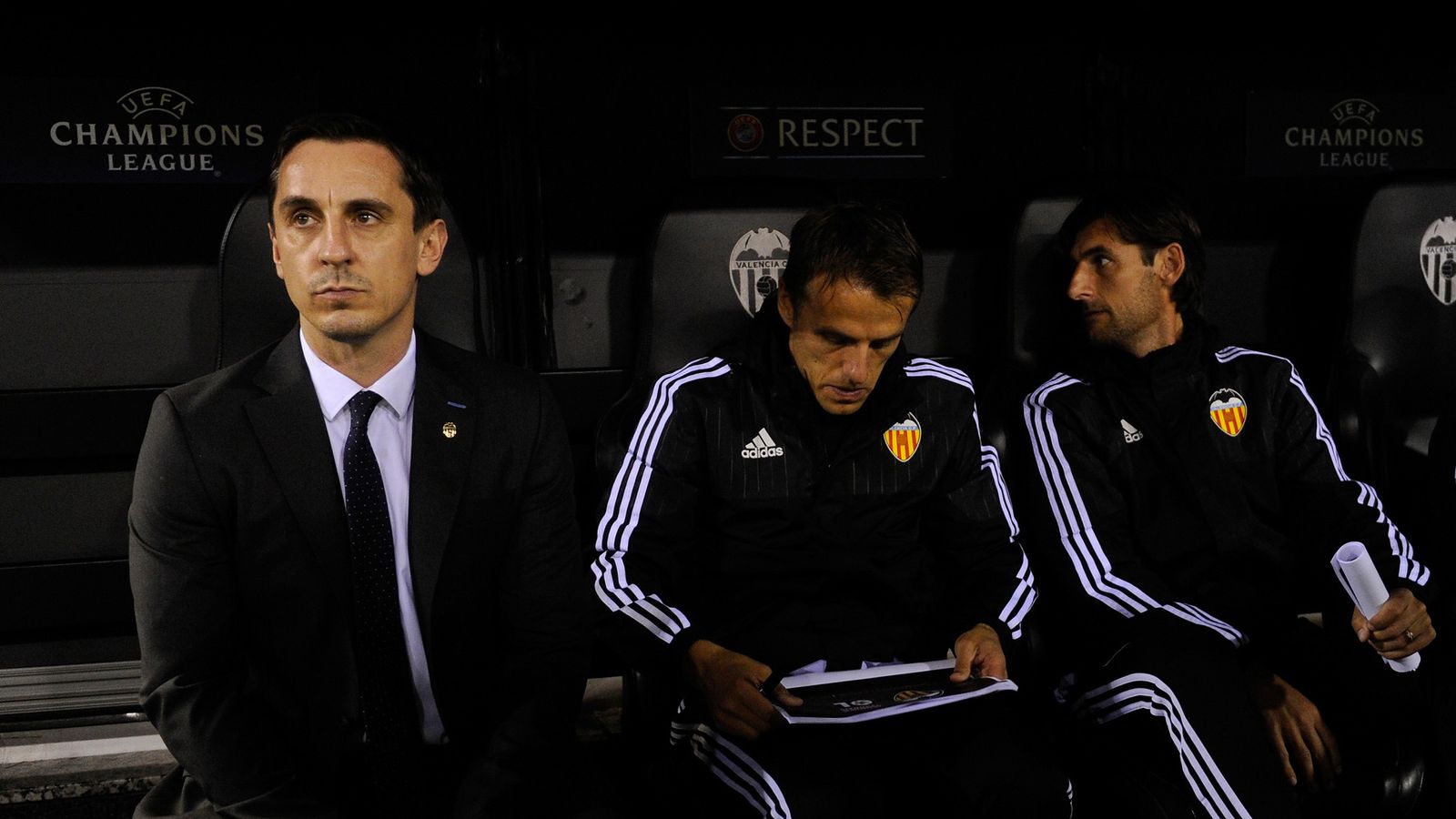 Gary Neville says Valencia players had heavy legs after ...