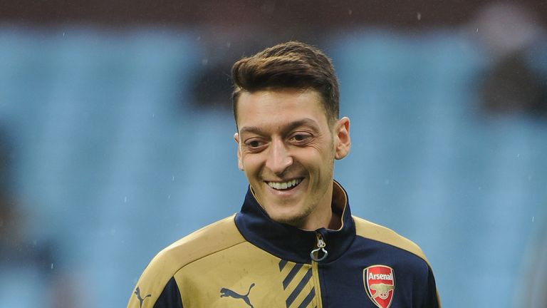 Mesut Ozil leads the Premier League in assists