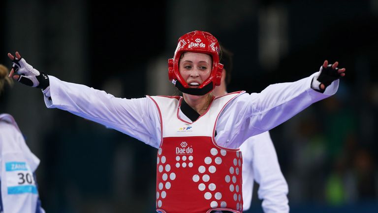 Jade Jones successfully defended her European taekwondo title