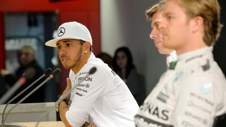 Lewis Hamilton and Nico Rosberg had plenty to say about each other during 2015