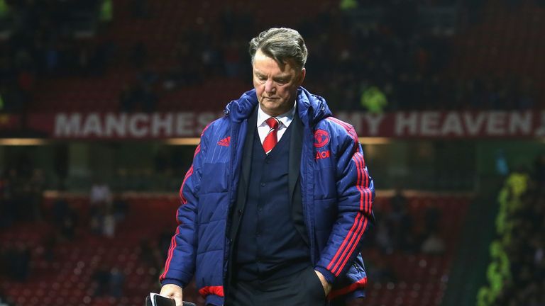 Louis van Gaal is under intense pressure after six games without a win at Manchester United