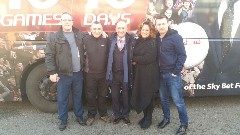 Larry, Mick, Ollie, Kim and Lewis - the 10 in 10 dream team