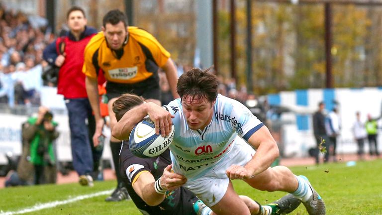 Racing 92's Henry Chavancy scored in what was a dominant first forty minutes for his side. 