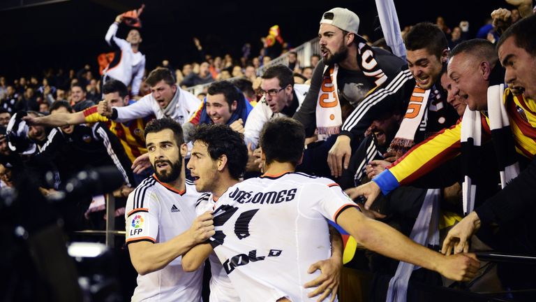 Valencia are currently 11 points off the top four Champions League spots