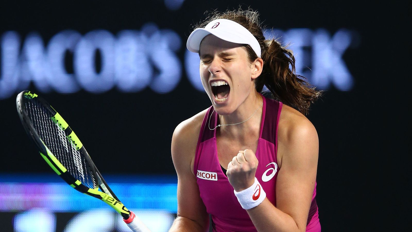 Johanna Konta claims quarter-final place at Australian Open | Tennis