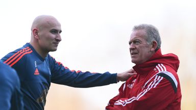 Image of Alan Curtis (right) denies Jonjo Shelvey was forced out at Swansea