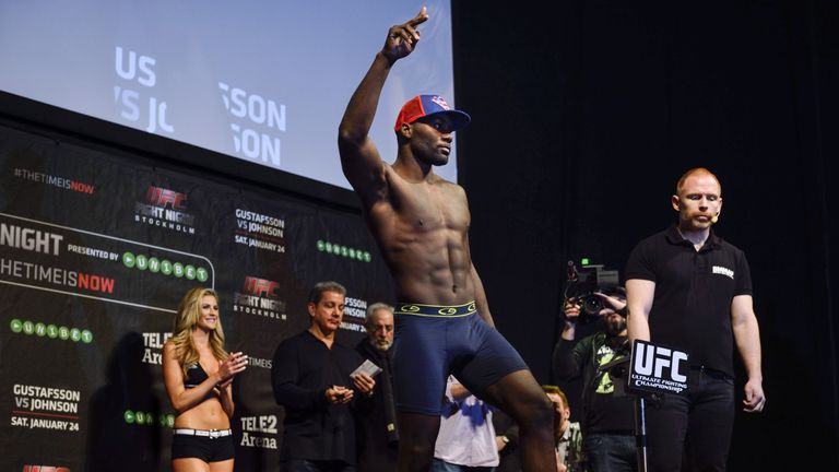 Johnson defeated England's Jimi Manuwa last time out