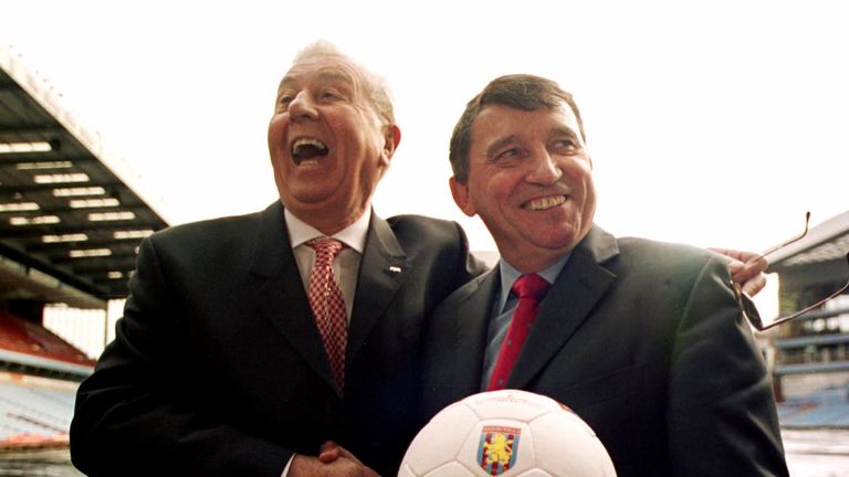 Graham Taylor (R) replaced John Gregory at Villa in 2002, and soon created a liaison officer role