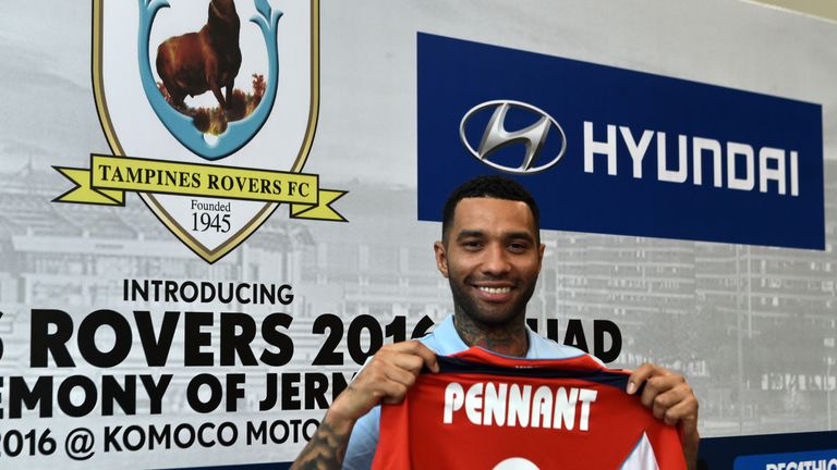 Pennant joined Tampines Rovers in Singapore