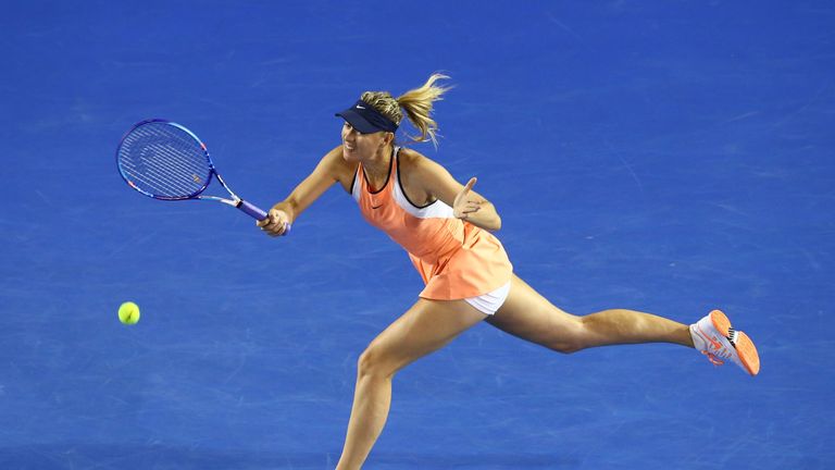 Sharapova reached the quarter-finals of this year's Australian Open