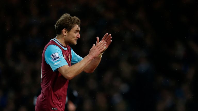 Nikica Jelavic has scored one Premier League goal this season for West Ham