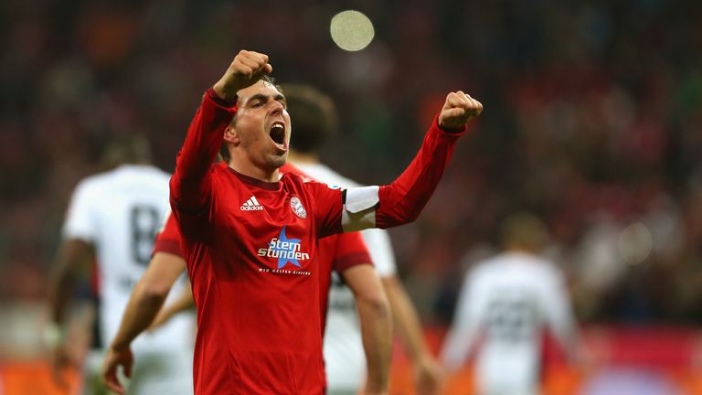 Guardiola moved Philipp Lahm to central midfield at Bayern Munich