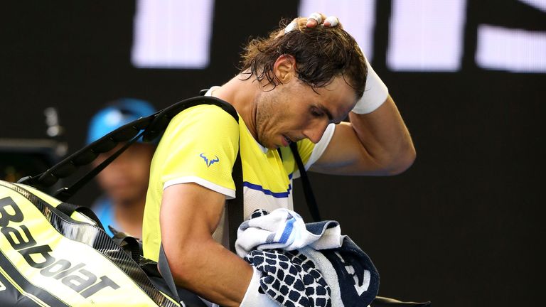 Rafael Nadal was beaten in five sets by fellow Spaniard Fernando Verdasco