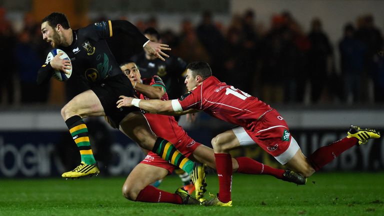 George North scored on his return to Parc y Scarlets