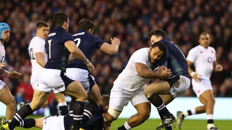 Billy Vunipola won man of the match in a tough outing for the forwards