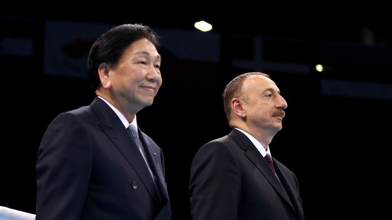 Dr Ching-Kuo Wu (left) has indicated the barriers preventing full-time professionals from competing in the Olympics are to be abolished imminently