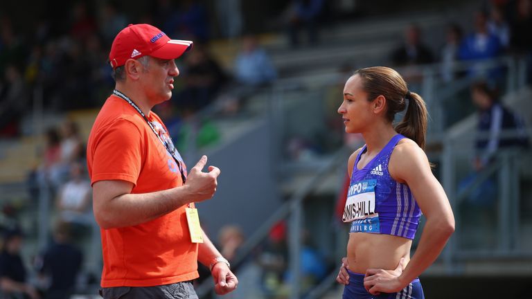 Coach Toni Minichiello has guided Ennis-HIll's career since she was a teenager