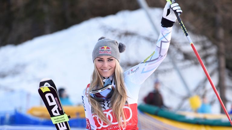 Vonn defied injury to earn some valuable World Cup points