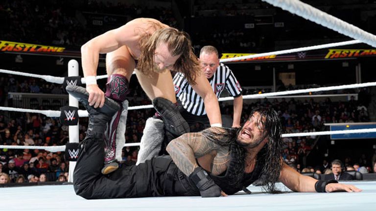 Reigns overcame a spirited Bryan at Fastlane in 2015