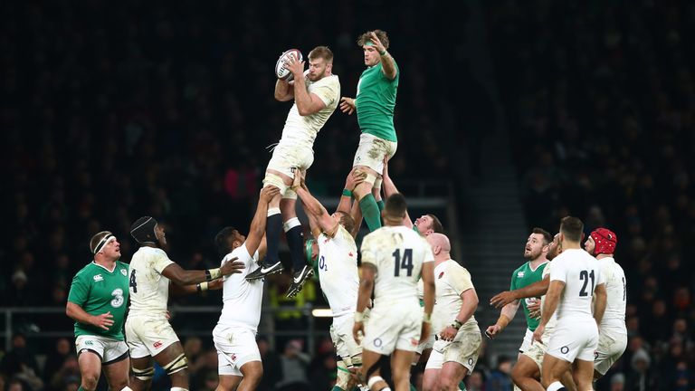 Ireland lost four of their own lineouts against England