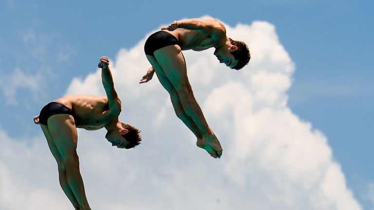 Tom Daley (left) and Daniel Goodfellow have secured their place at the Rio Olympics