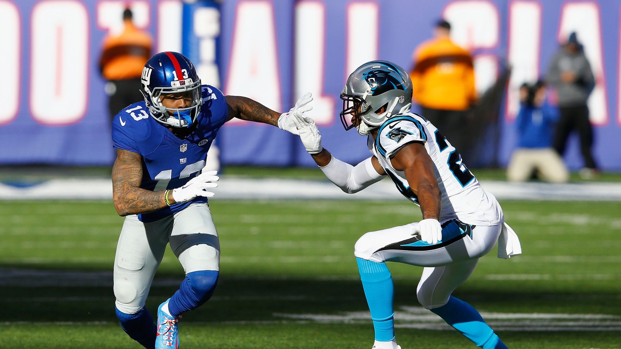 Did Josh Norman threaten Odell Beckham with a baseball bat?