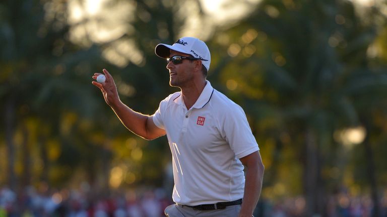 Adam Scott staged a remarkable recovery after making two double-bogeys in three holes