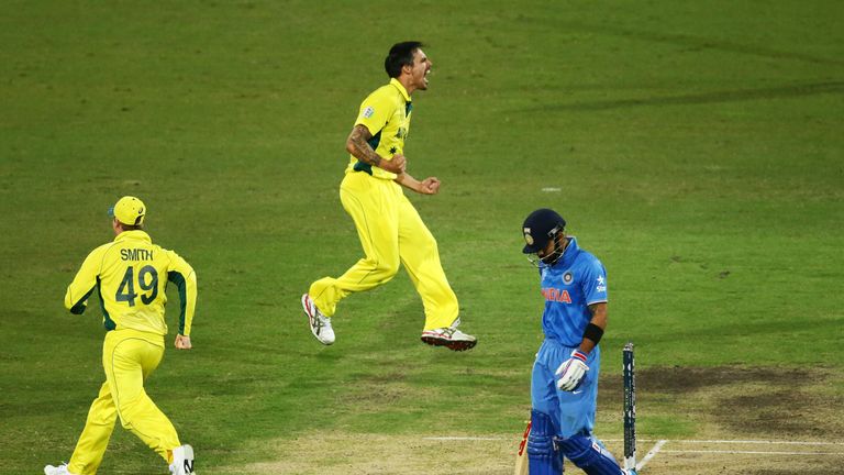 Mitchell Johnson suggests Virat Kohli can't handle pressure | Cricket News  | Sky Sports