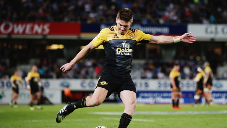 Beauden Barrett enjoyed a fruitful day with the Hurricanes