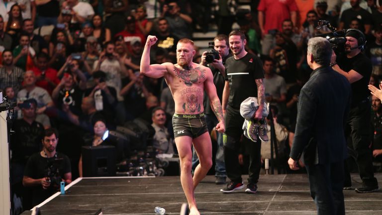 Conor McGregor weighed in at a career-high of 168lbs but welterweight rivals are naturally much bigger