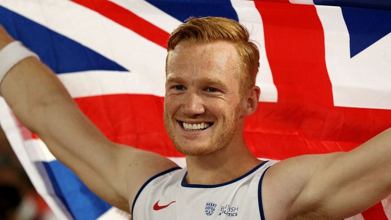 Greg Rutherford currently holds Olympic, world, European and Commonwealth long-jump titles