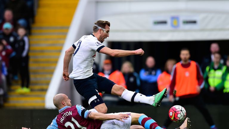 Kane fired in his first goal just before half-time
