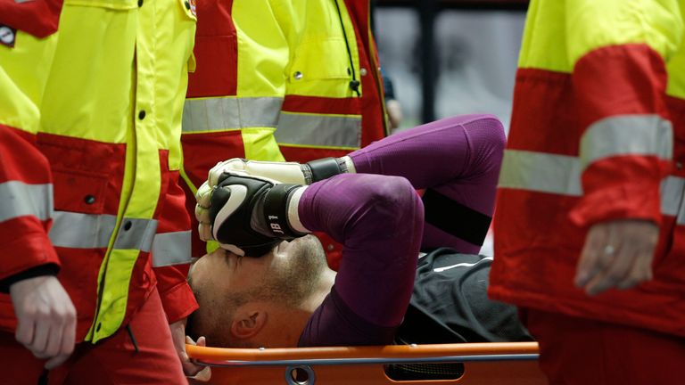 Jack Butland was take off injured