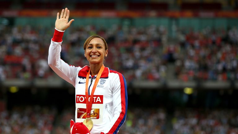 Jessica Ennis-Hill won gold at last year's World Championships in Beijing