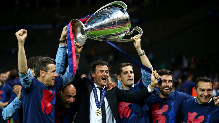 Luis Enrique has enjoyed a trophy-laden spell in charge of Barcelona