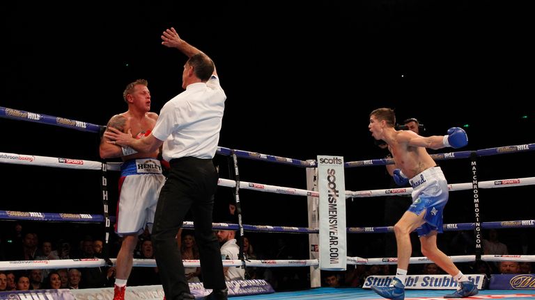 Luke Campbell took less than two rounds to get back to winning ways
